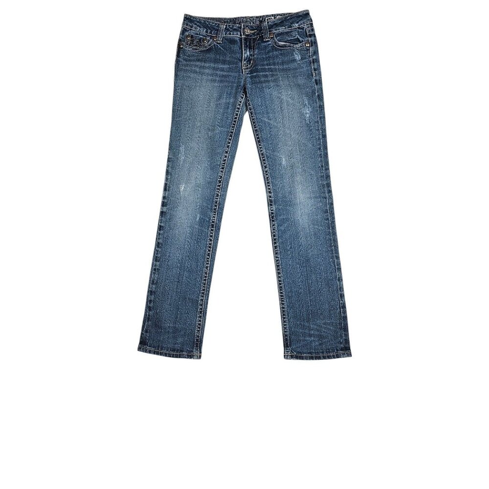 Miss Me Sunny Skinny Jeans, Women's 29, Blue, Hancock Park Wash